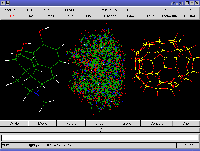 Image showing Morphine, a protein fragment and a zeolite unit