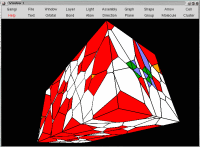 Image showing the Voronoi tesselation of DNA, with outer boundary planes