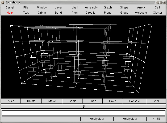 Image showing the reciprocal lattice of a orthorhombic I lattice