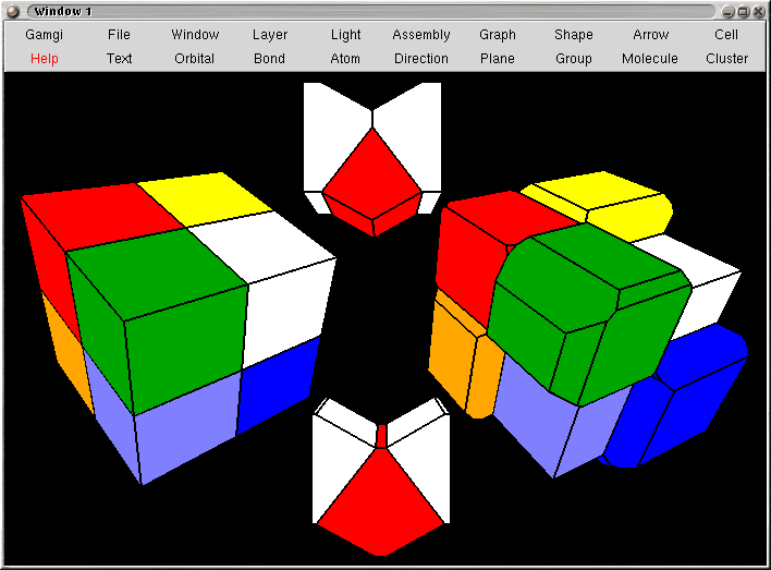 Image showing normal and weighted Voronoi tesselations