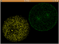 Image showing convex hull from 50,000 atoms on a sphere