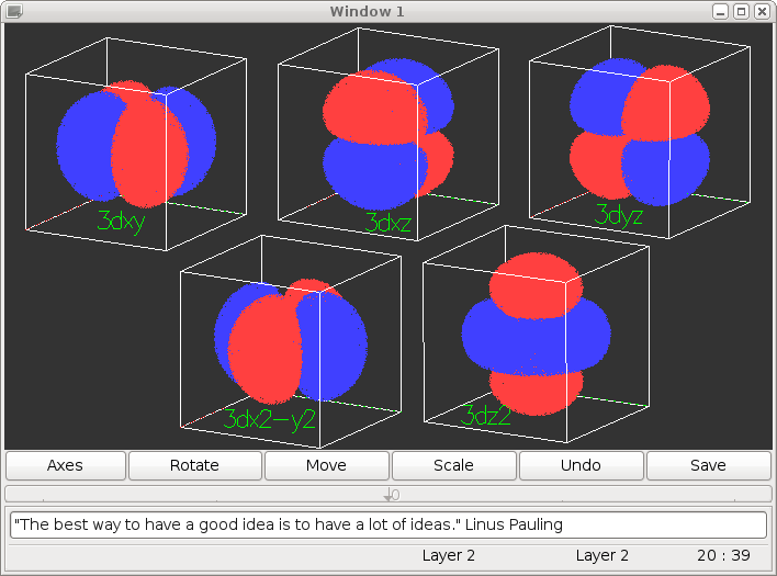 Image showing 3d Hydrogen orbitals